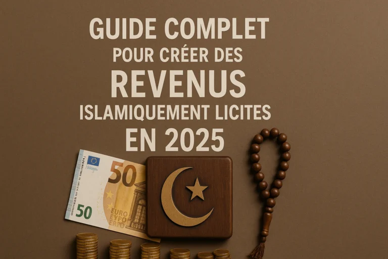 Argent Halal : Guide Complet pour Créer des Revenus Islamiquement Licites en 2025
