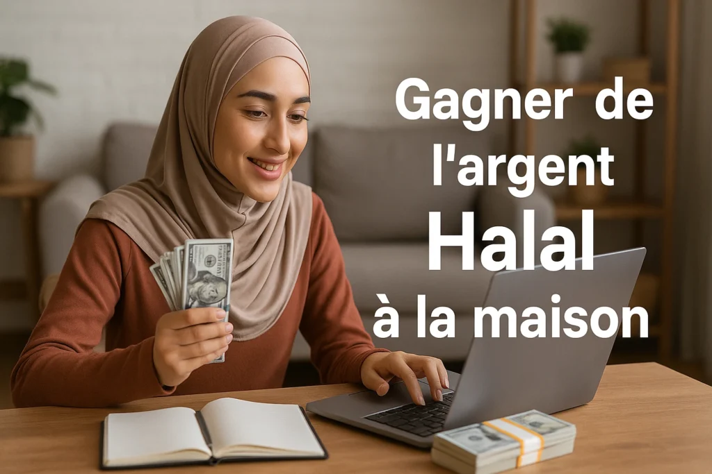Comment gagner de l’argent Halal à la maison 2025