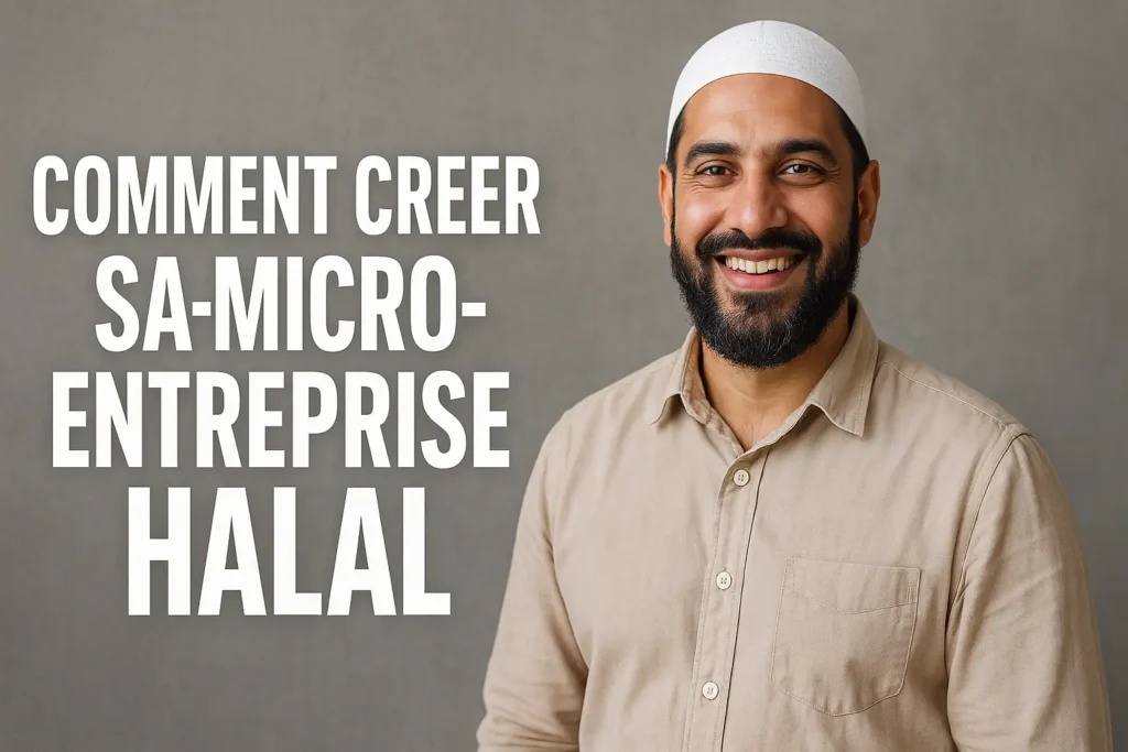 Comment créer sa micro-entreprise halal 