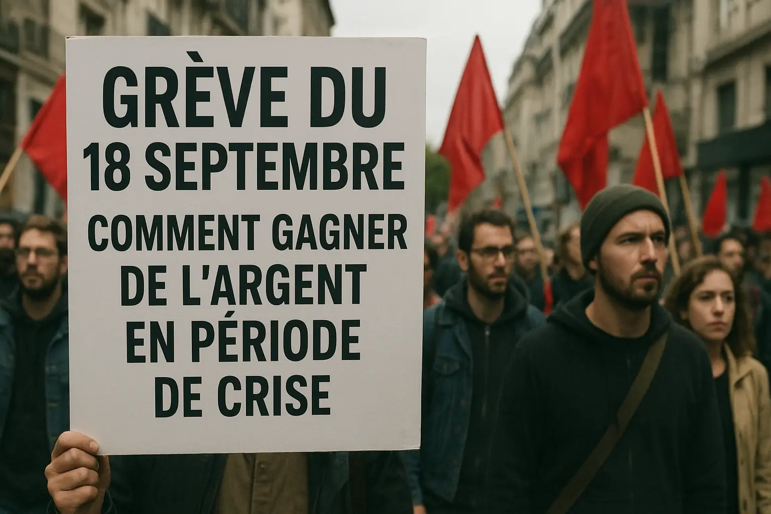 Grève du 18 septembre - Comment gagner de l’argent en période de crise