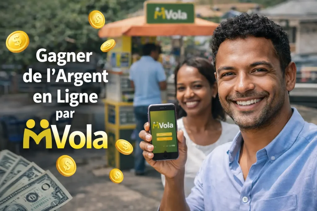 Gagner de l'Argent en Ligne par MVola 