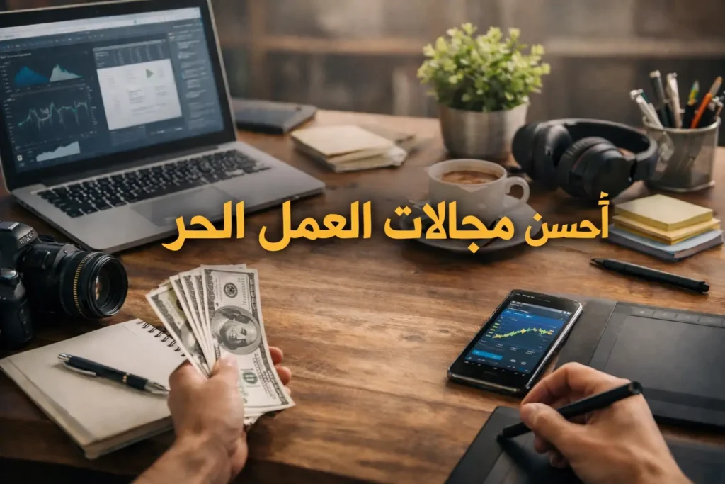أحسن مجالات العمل الحر: دليلك الشامل لتحقيق دخل عبر الإنترنت