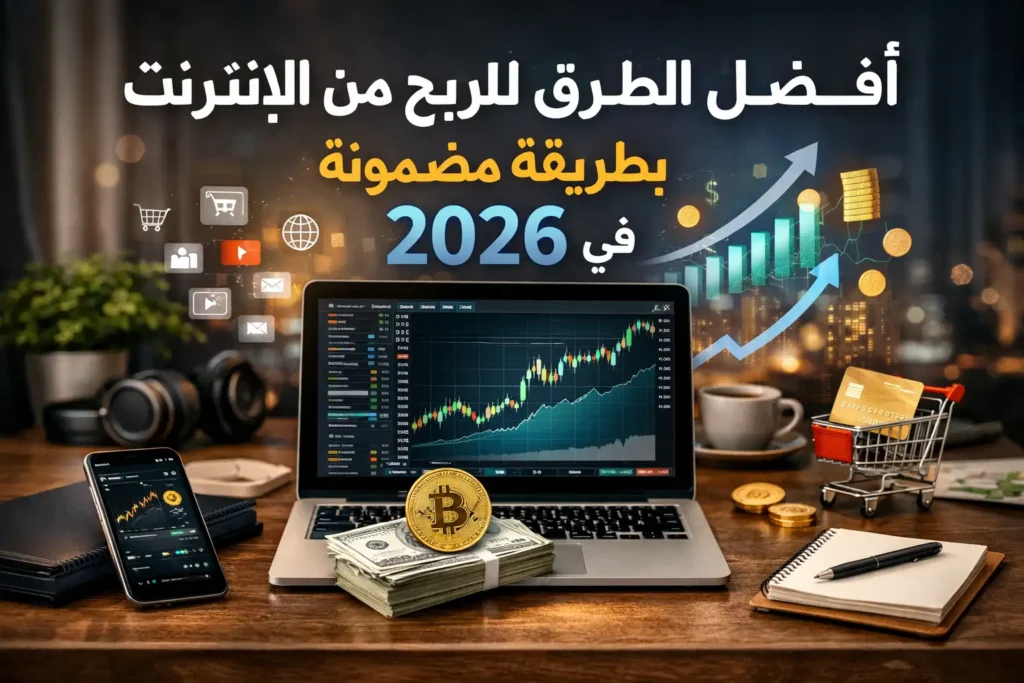 أفضل الطرق للربح من الإنترنت بطريقة مضمونة في 2026