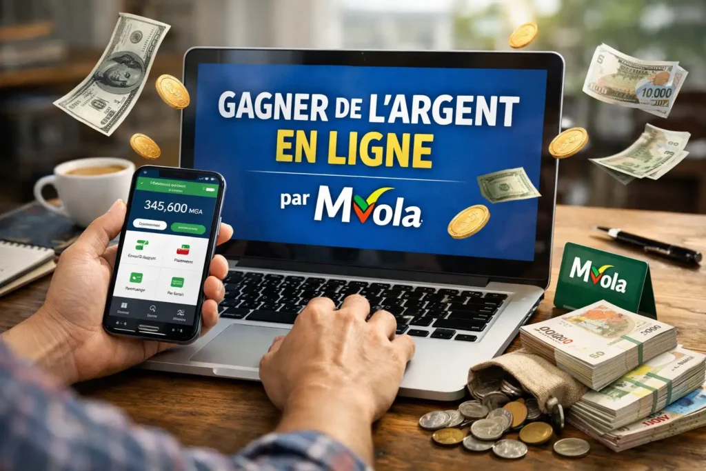 Gagner de l'Argent en Ligne par MVola