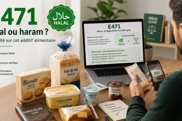 E471 halal ou haram : la vérité sur cet additif alimentaire