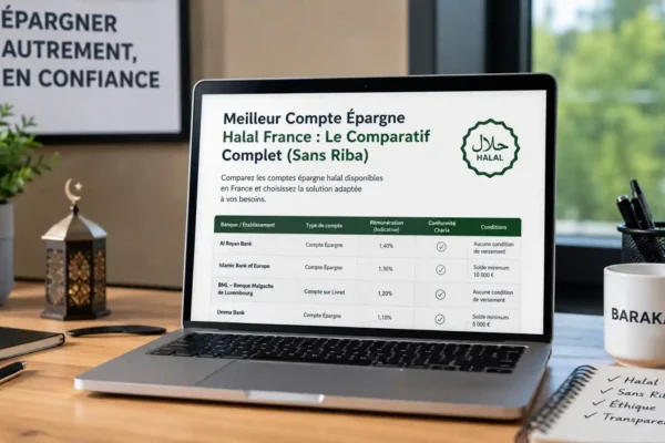 Meilleur Compte Épargne Halal France 2026 : Le Comparatif Complet (Sans Riba)