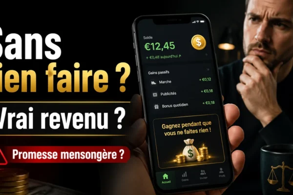 Application pour Gagner de l'Argent sans Rien Faire : Vrai Revenu ou Promesse Mensongère ?