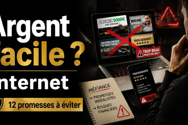Argent Facile sur Internet : 12 Promesses Dangereuses à Éviter Absolument