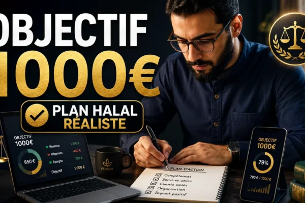 Objectif 1000 Euros : Plan Réaliste, Halal et Sans Promesse Facile
