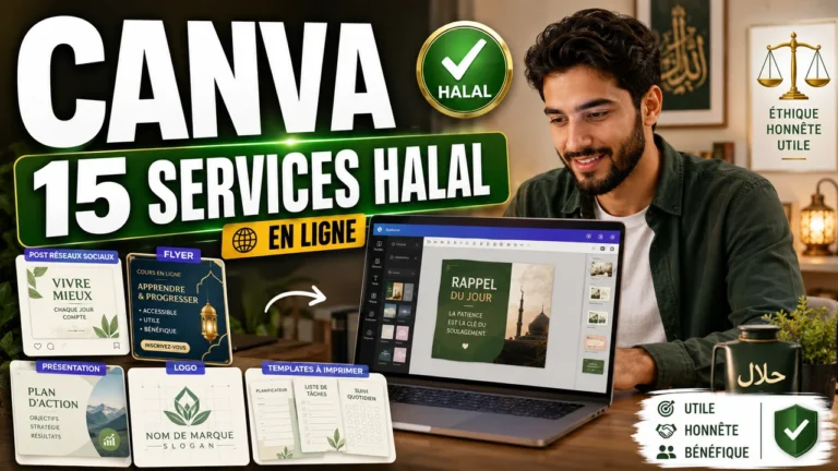 Gagner de l’Argent avec Canva : 15 Services Halal à Proposer en Ligne